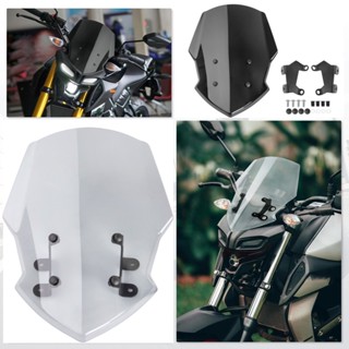 Ljbkoall กระจกหน้ารถจักรยานยนต์ สําหรับ Yamaha MT 15 MT15 MT-15 2019 2020 2021 2022 2023 Pare-brise Parabrisas