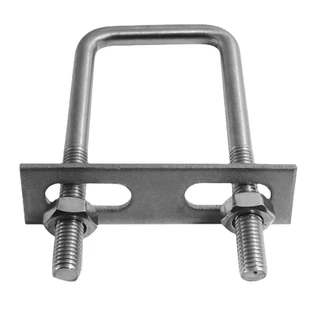 U-Bolt M6-M10 SUS304 ยูโบลท์เหลี่ยม U-square ยูโบลท์ทรงสี่เหลี่ยม