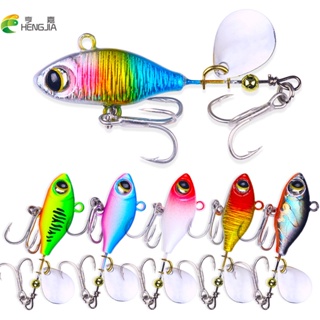 Hengjia เหยื่อตกปลา แบบสั่นสะเทือน 7 กรัม 10 กรัม 14 กรัม 1 ชิ้น Metal Hard Vib Fishing Lure