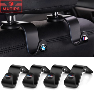 BMW 2 ชิ้น ตะขอแขวนด้านหลังเบาะรถยนต์ าะเอนกประสงค์ อุปกรณ์เสริม สําหรับ M F30 E39 G30 E60 E90 X1 E84 645ci E63 E36 E30 X3 F25 X3 G01 X1 F48 F32 G20 F10 E46 F34 E92 G22 F44