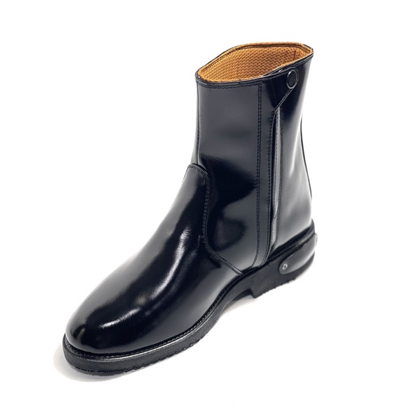 รุ่นใหม่พื้นนุ่ม เบา‼️รองเท้าฮาฟ ข้อสูง หนังแท้100% ตำรวจ ทหาร หนังวัวแท้ ฟรีกันสึก ชิดเท้า เปลี่ยนไซส์ได้ - รูปที่ 3