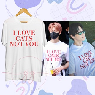    COD: NCT Dream Jaemin / EXO Suho I LOVE CATS NOT YOU SHIRT (Kids, Crop top, Oversized) GURLY GLAM_09