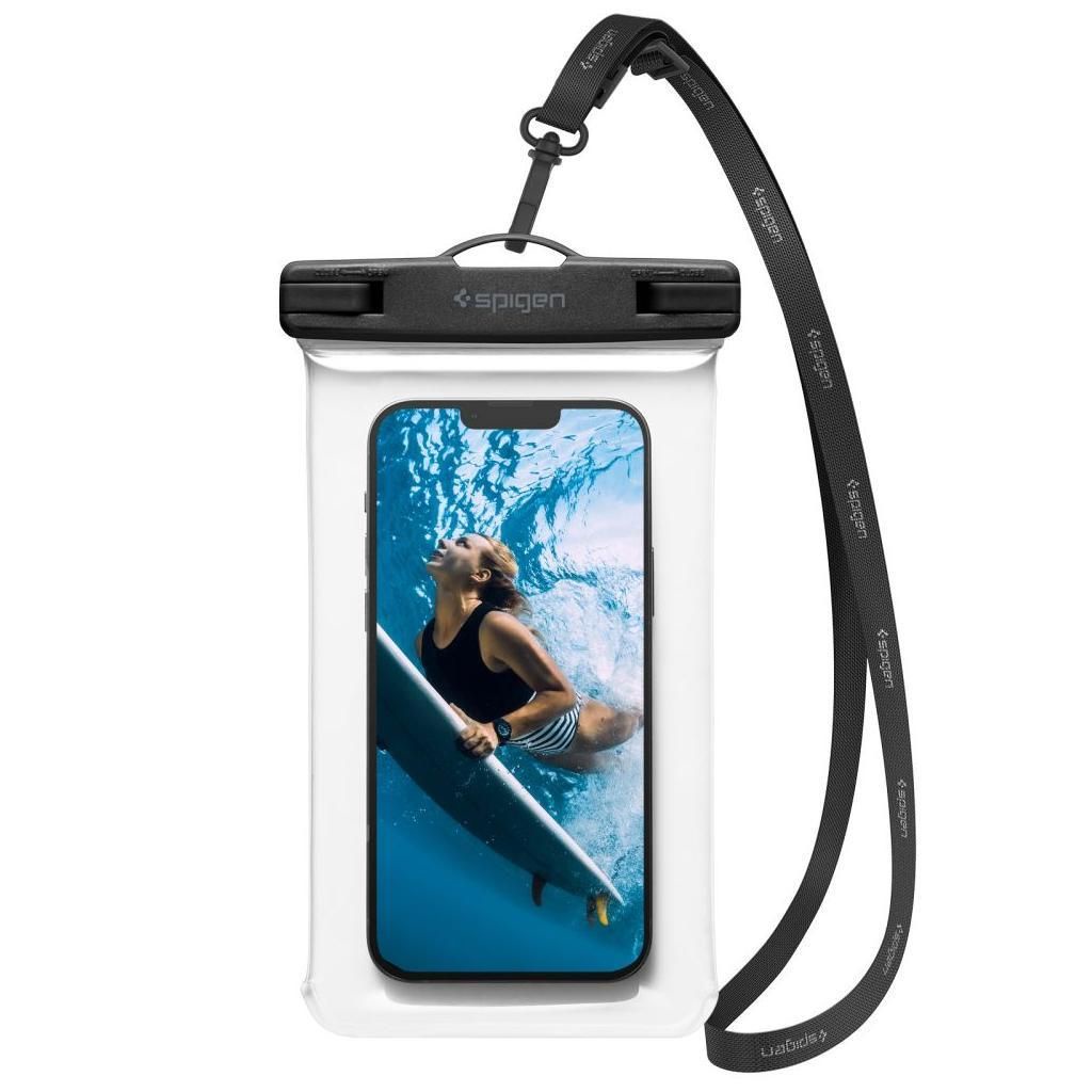 เคสโทรศัพท์มือถือ กันน้ํา ลาย Spigen Aqua Shield A601 (สูงสุด 6.9 นิ้ว) สําหรับ iPhone 14 13 12 11 XS Galaxy Oppo Vivo