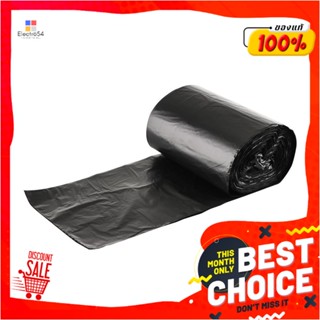 GARBAGE ถุงขยะม้วน ก้นจีบ ACCO ขนาด 18x20" จำนวน 60ใบ สีดำGARBAGE BAGS WITH STAR SEALED BOTTOM ACCO 18X20" 60PCS BLACK