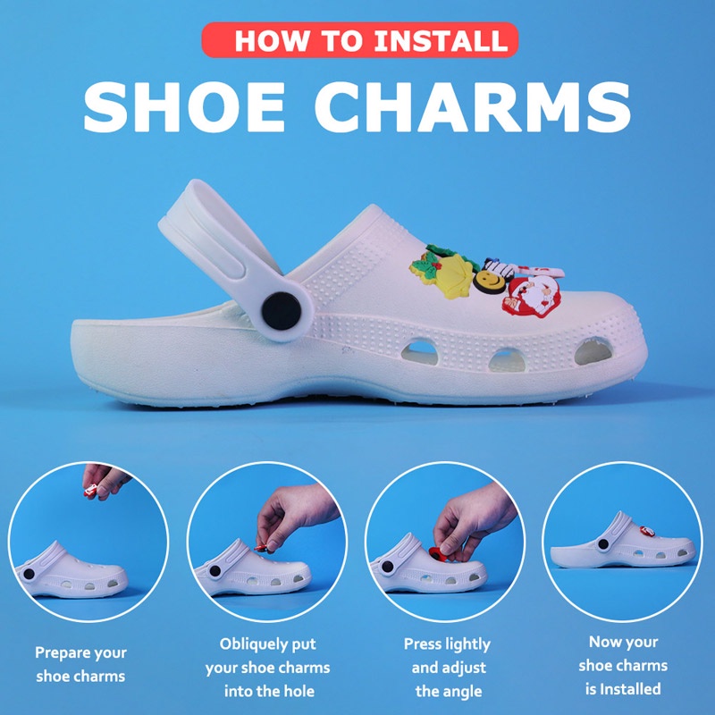 Croc Jibbit การ ์ ตูน Croc Buckle DIY สไตล ์ Quirky รูปแบบของขวัญอุปกรณ ์ เสริมรองเท ้ า