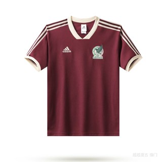 [Vintage] ใหม่ ชุดเสื้อยืดแขนสั้น ลายฟุตบอล World Cup Mexico สไตล์วินเทจ คุณภาพสูง สําหรับฝึกซ้อมฟุตบอล 2223