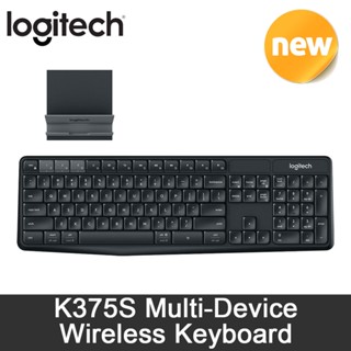 Logitech K375S Multi Pairing Device Wireless Keyboard Bluetooth with Table Stand