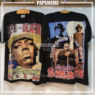 [ BIGGIE ] Life After Death  The Notorious Big original Bootleg เสื้อวง เสื้่อทัวร์ เสื้อฮิปฮอป วินเทจ papamama vintage