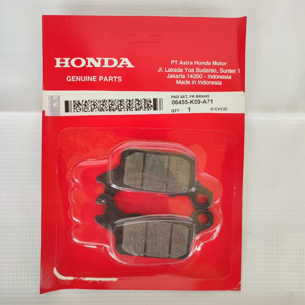 ผ้าเบรกหน้าสําหรับ HONDA VARIO 150 06455-K59-A71