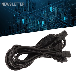 Newsletter 1 ถึง 3 สายไฟออก 5 15P สายไฟสำรอง IEC320 C13 สำหรับเครื่องพิมพ์ Monitor PC US Plug 125‑250V 6.6ft