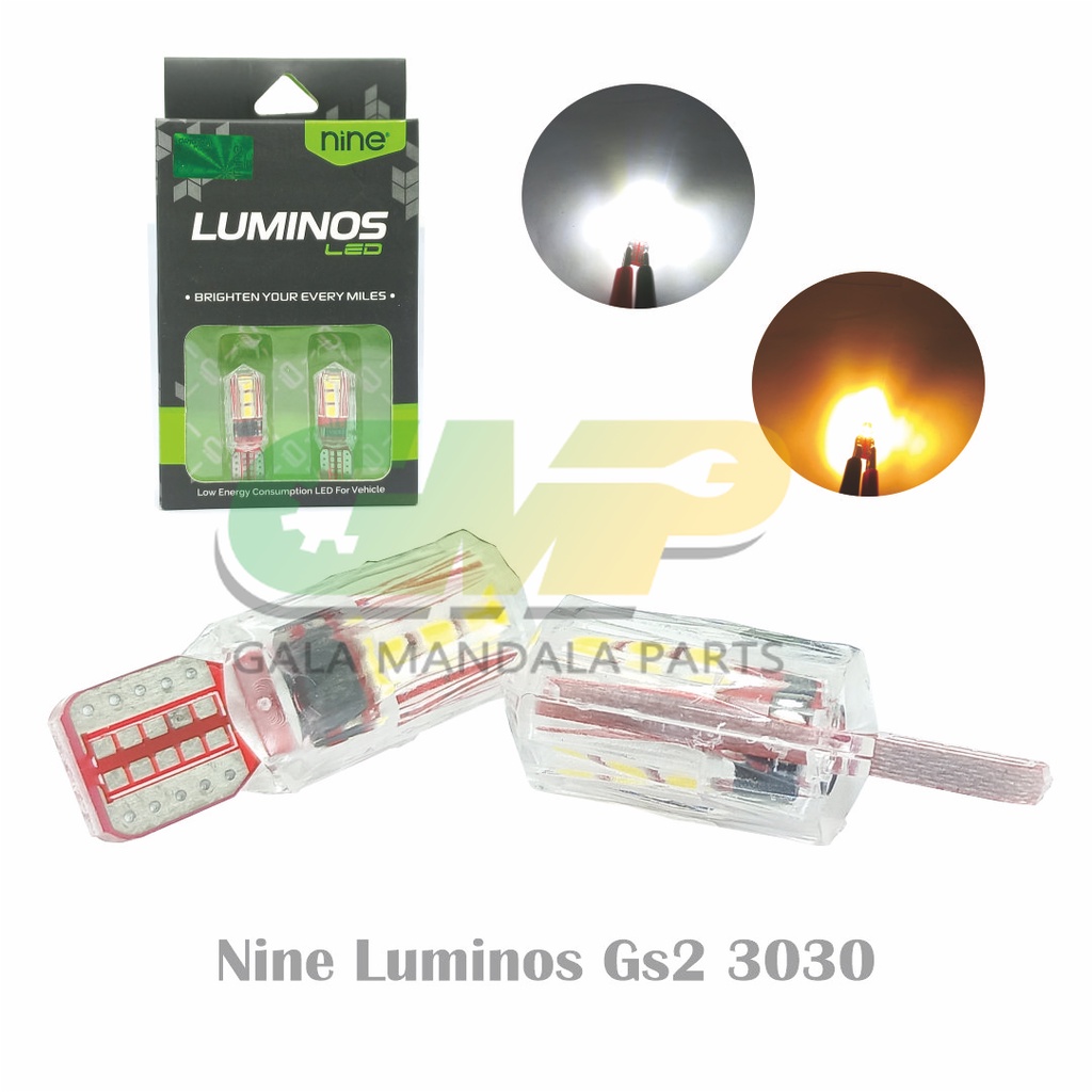 MATA Nine Luminos T10 GS2 3030 Led 6 Eyes ไฟเลี้ยวรถยนต์รถจักรยานยนต์