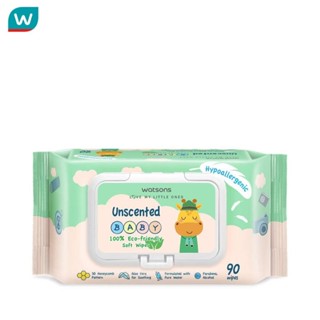 Watsons วัตสัน อันเซ้นต์เท็ด เบบี้ 100 อีโค่-เฟรนด์ลี่ ซอฟท์…