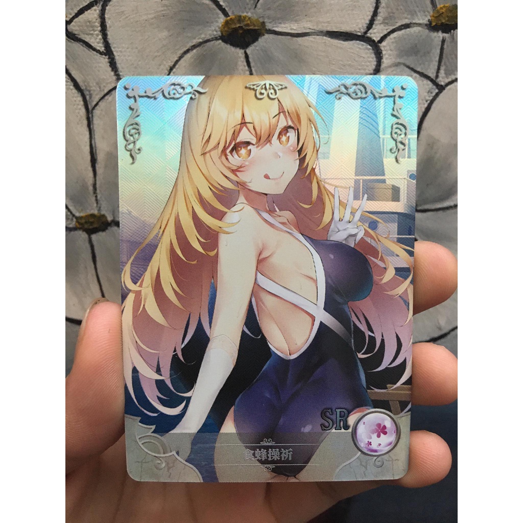 (Rain15) การ์ดตัวละคร Shokuhou Misaki มุมโค้งมน