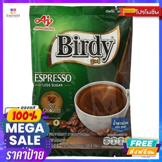 เบอร์ดี้ 3อิน1 เอสเปรสโซ สูตรน้ำตาลน้อย 12.1 ก. x 8 ซอง Birdy 3in1 Espresso Low Sugar Formula 12.1 g. x 8 s