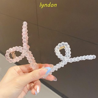 Lyndon กิ๊บติดผมอะคริลิค ขนาดใหญ่ สีแคนดี้ เรียบง่าย สําหรับผู้หญิง