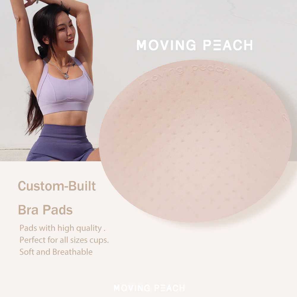 Moving PEACH แผ่นซับน้ํานม แบบนิ่ม และสบาย ทรงกลม 1 คู่ (2 ชิ้น)