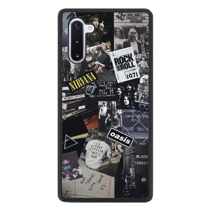 เคส Samsung Galaxy Note 8 9 10 20 Ultra Plus Lite Band Rock And Roll D66
