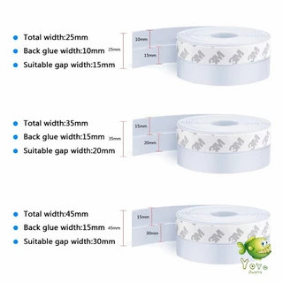 YOYO ซิลิโคนติดขอบประตู กันฝุ่น กันลมออกกันเเมลง sealing strip