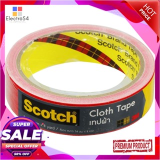 UTILITY เทปผ้ามันเงา 3M 24 MMX8Y สีแดงUTILITY DUCT TAPE 3M 24MMX8Y RED