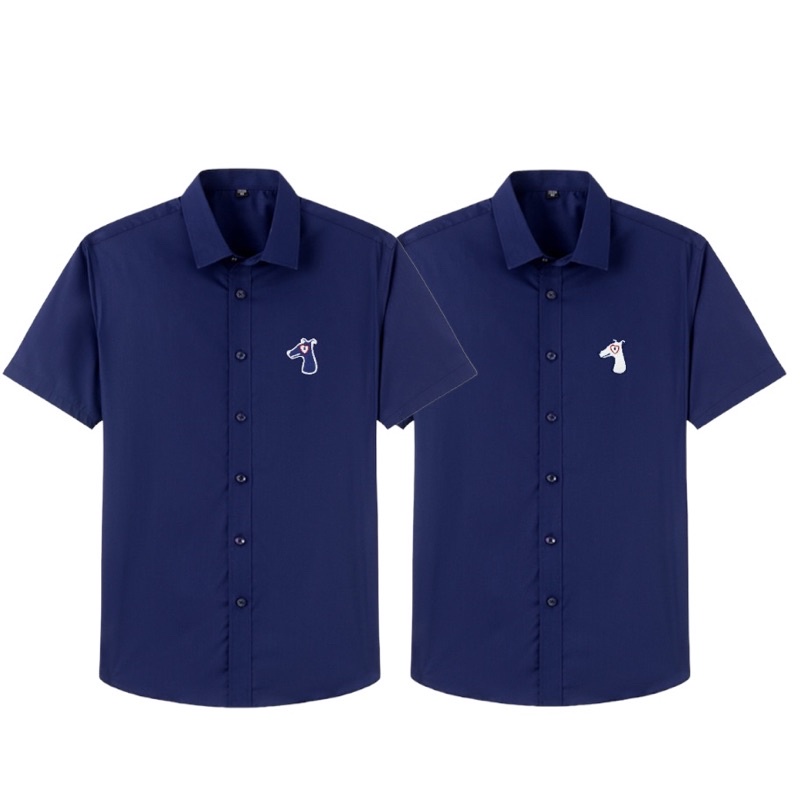 VIPSHIRT เสื้อเชิ้ตแฟชั่นแขนยาว รุ่นหมาใส่แว่น