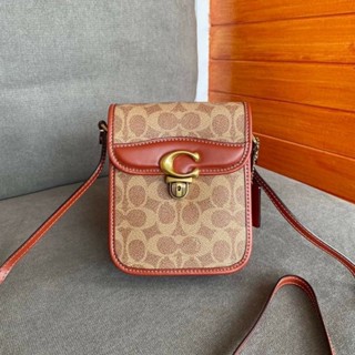 ส่งฟรี🔥 กระเป๋าสะพาย COACH C8484 TALL STUDIO CROSSBODY 005