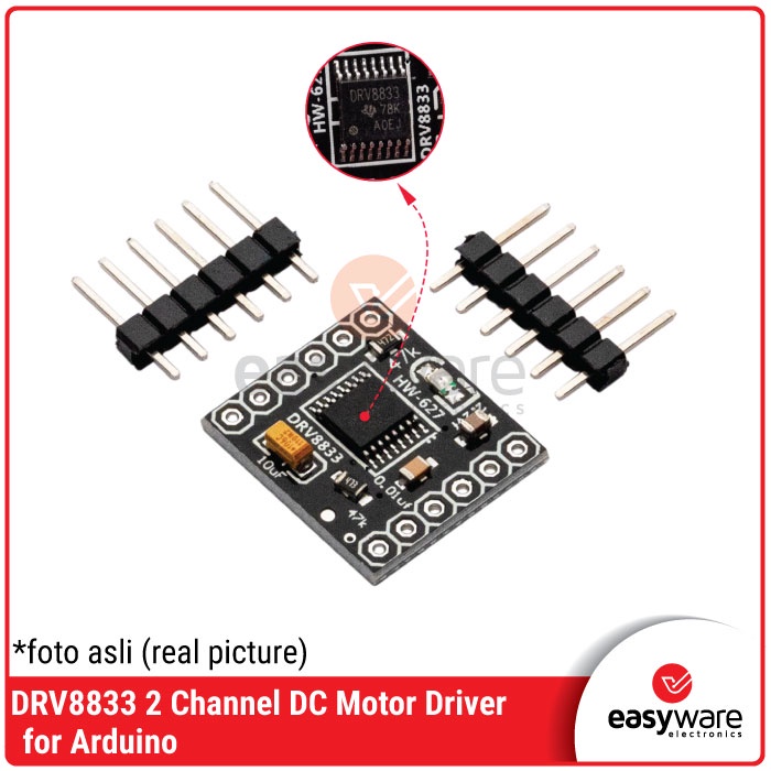 DRV8833 2 ช่อง DC มอเตอร์โมดูลไดร์เวอร์สําหรับ Arduino