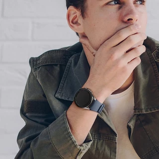 สายซิลิโคน 22 มม. 20 มม. เข้ากันได้กับ Samsung Galaxy Watch 3 45 มม. เกียร์ S3