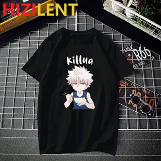 hunter x hunter anime harajuku T-shirt  streetwear killua Manga Hip Hop graphic t shirts Unisex Fashion couple clot_02