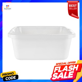 SQUARE กะละมังเหลี่ยม PLIM 34cm สีขาวSQUARE BASIN PLIM 34cm WHITE