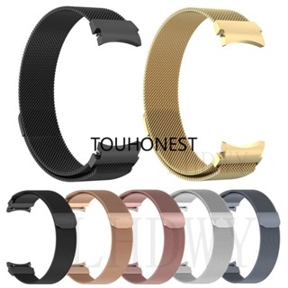 สายนาฬิกาข้อมือ สเตนเลส โลหะ สําหรับ Metal Strap For Samsung Galaxy Watch 4 5 40mm 44mm Band For Galaxy Watch 5 Pro 45mm Straps Watch 4 Classic 42mm 46mm Casual fashion Stainless Steel Strap