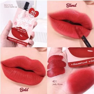 ลิปโซลคิ้วท์ นามิ Nami Make Up Pro Seoul Cute Velvet Matte Lip