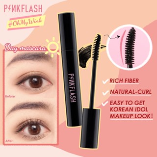 PINKFLASH OhMyWink Mascara Day Night Lengthening Volume Eyelash Primer Mascara Fiber-filled Micro-curl Natural Lengthening Eye Makeup