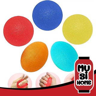 🔥 โล๊ะสต็อก 🔥 MUSI.HOME【C71】บอลบีบ ซิลิโคนยางบริหารมือ รูปทรงไข่ บริหารนิ้วมือ ลูกยาง ลูกบอล ของเล่น บอลนิ่ม ลูกบอลบริหา