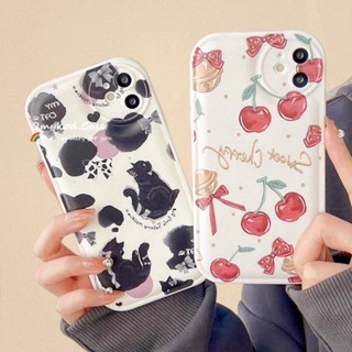 เคสโทรศัพท์มือถือ กันกระแทก ป้องกันเลนส์ ลายแมว สําหรับ Samsung S21 S20 FE S22 S21 S20 A54 4G Note 20 Plus M23 M33 M52 M53