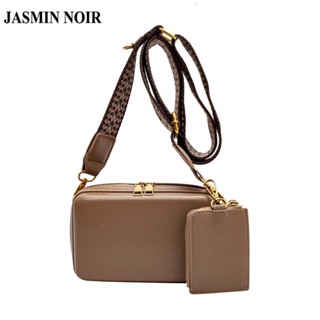 Jasmin NOIR กระเป๋าสะพายไหล่ สะพายข้าง หนัง PU เรียบง่าย สําหรับผู้หญิง