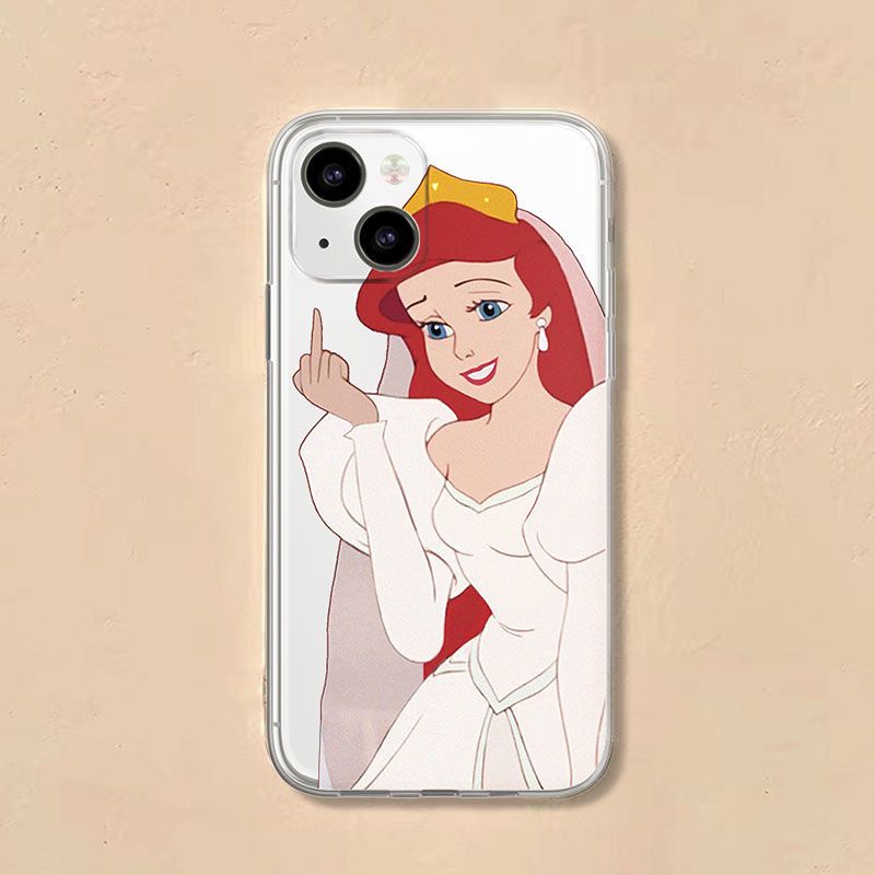 Disney เคสโทรศัพท์มือถือ ลายการ์ตูนเจ้าหญิงดิสนีย์ สําหรับ IPhone 6 6S 11 7 8 Se 2020 X XR XS Plus 12 13 14 PRO mini MAX