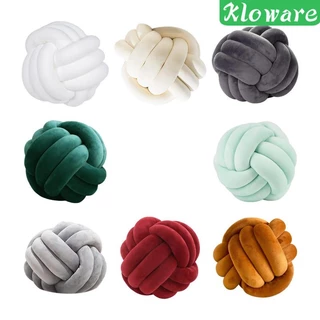 [Kloware] หมอนพิงหลังหมอน ผูกปม ทรงกลม ขนาด 22 ซม. สําหรับตกแต่งบ้าน