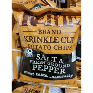 KRINKLE CUT POTATO CHIPS Salt 🧂 &amp; Fresh Ground Peppers P