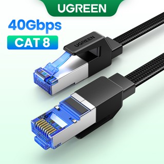 ราคาUGREEN สายเคเบิ้ลเครือข่าย  และอีเธอร์เน็ต Cat8 40Gbps สายผ้าฝ้าย