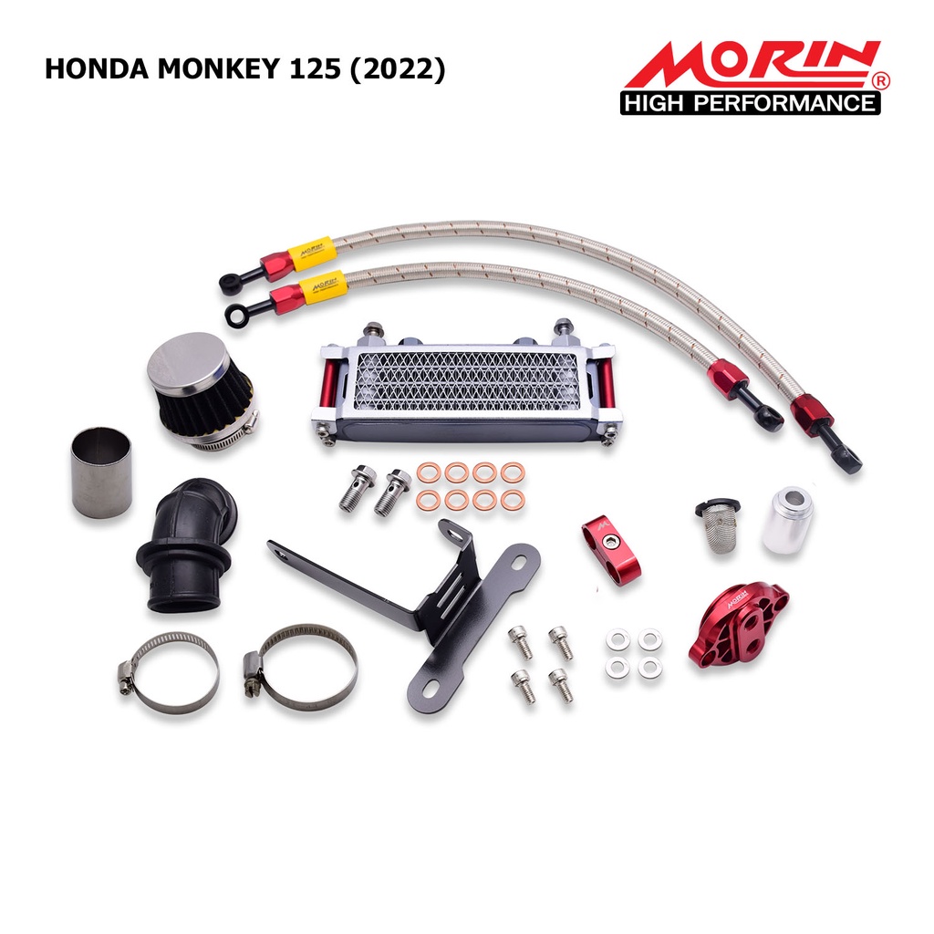 MORIN ออยล์คูลเลอร์ รุ่น MONKEY 125 2022 (Leewattana อะไหล่แต่งมอเตอร์ไซค์)