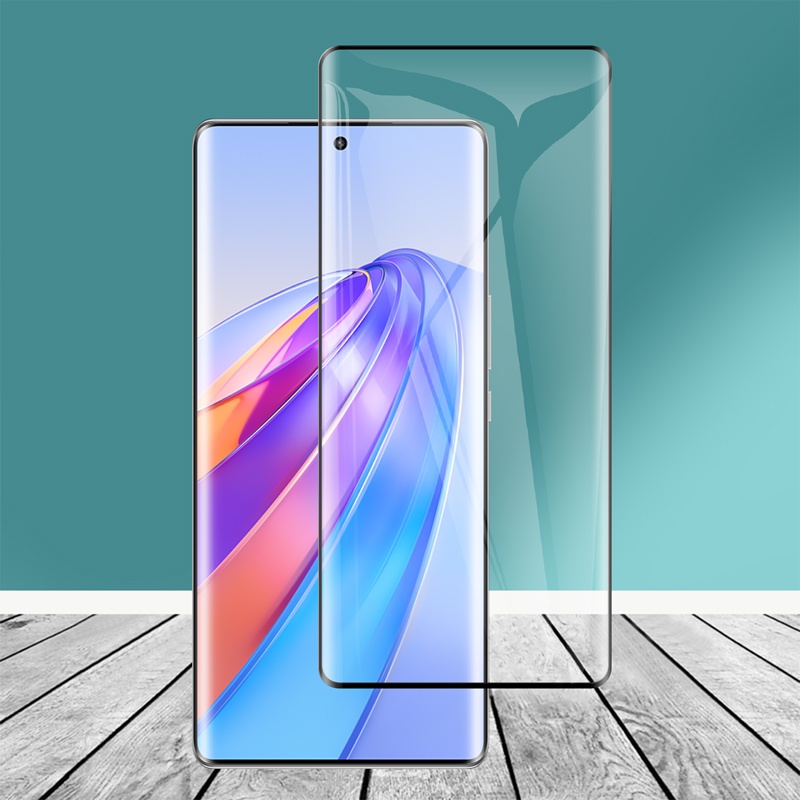 2 ชิ้น/แพ็ค Honor X9a 5G X7a 2023 9H ความแข็ง 3D คลุมทั้งหมด Slim Toughened โค้งฟิล์มกระจกนิรภัยป้อง