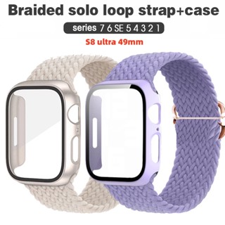 ใหม่ สายนาฬิกาข้อมือ และเคส 2 In1 สําหรับ Apple Watch 8 7 6 SE 5 4 3 I Watch 49 มม. 41 มม. 45 มม. 40 มม. 44 มม. 38 มม. 42 มม. Smart Watch T500 Ultra T900