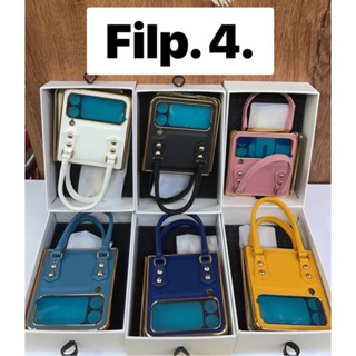 [ส่งจากไทย] เคสหนังกระเป๋า สุดคิ้ว Z-Flip 4 หรูหราหมาเห่า