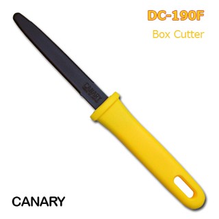 มีดตัดกล่องลูกฟูก CANARY DC-190F Box Cutter (ใบมีดเคลือบสารกันติด Teflon)