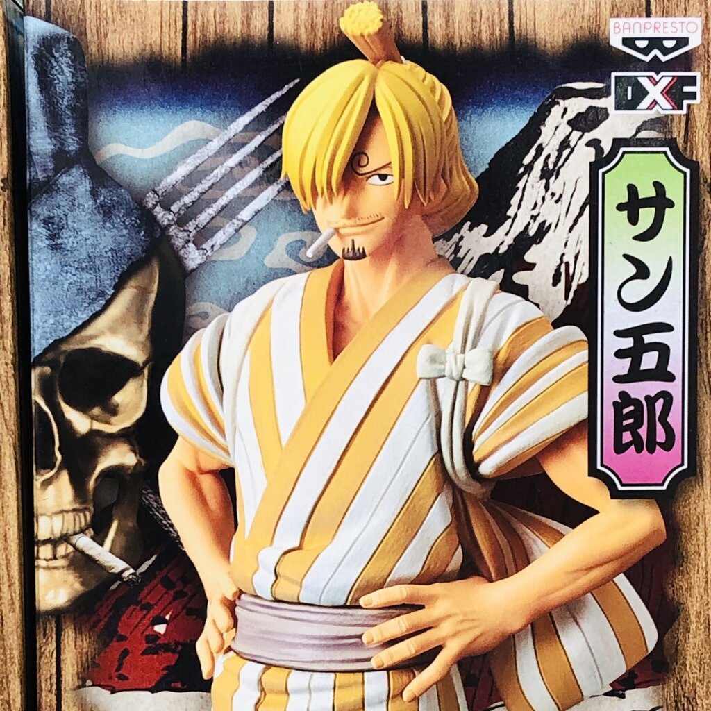 Sanji Wano ของแท้ JP แมวทอง - Grandline Men Banpresto [โมเดลวันพีช]