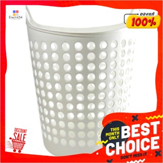 LAUNDRY ตะกร้าผ้ากลม PIONEER 086200047 ขาวLAUNDRY BASKET PIONEER 086200047 WHITE