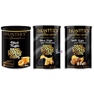 Hunters Gourmet มันฝรั่ง แผ่นทอดกรอบ รสเห็ดทรัฟเฟิล 150g Black Truffle &amp; Parmesan Cheese white truffle