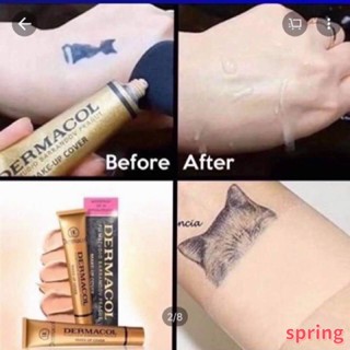 Dermacol คอนซีลเลอร์ บีบีครีม เนื้อลิขวิด ลบรอยแผลเป็นจากสิว เพิ่มความกระจ่างใส ติดทนนาน