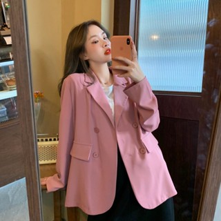 NZN พร้อมส่ง ✨✨ 7 สี blazer / เสื้อสูท เสื้อคลุมเบลเซอร์ แขนยาว สไตล์เกาหลี ​สำหรับผู้หญิง / มีกระเป๋า