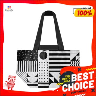 TOTE กระเป๋าอเนกประสงค์ PLIM MEMPHIS ไซซ์ S สีขาวดำTOTE BAG PLIM MEMPHIS S BLACK AND WHITE